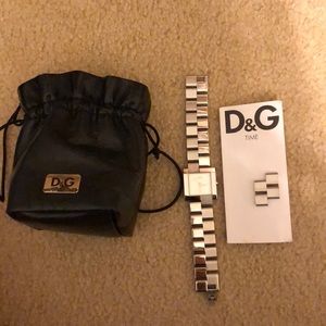 Dolce & Gabana silver watch